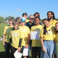 Yellow team receive their awards at Flight Night STEPS 2026